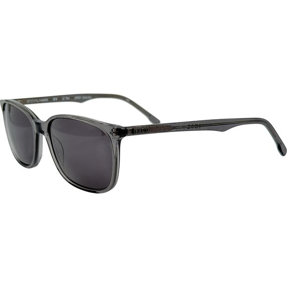Izod 784 Mens Plastic Sunglass Grey Smoke w Gray Lenses 57-17